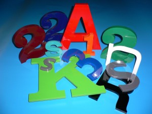 freesletters acrylaat
