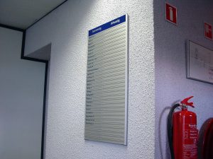 stcw metroplain aanwezigheid/afwezigheid bord