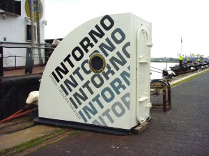 belettering scheepshuisje