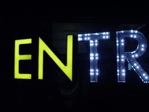 Letters met LED