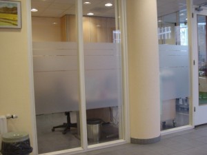 Banen / striping etched folie