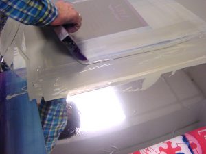zeefdrukwerk handmatig