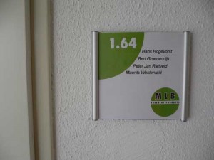 wandbord met insert