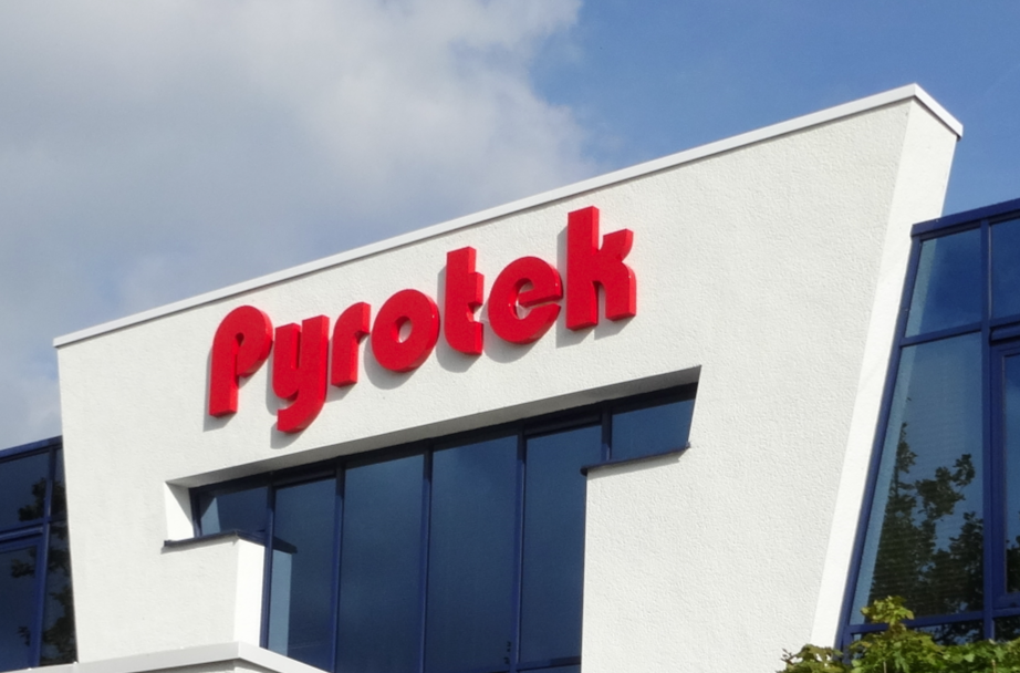 Reclame letters doosletters Pyrotek