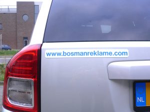 magneetplaten achterzijde internetadres