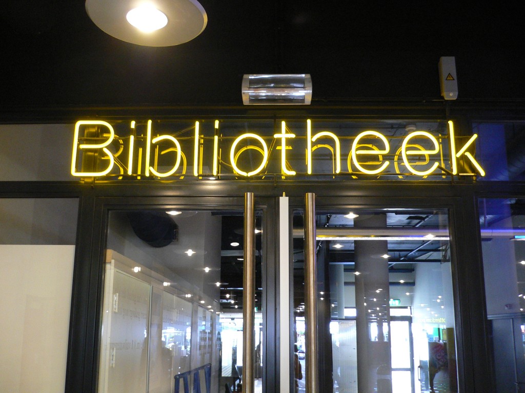 neonreclame Bibliotheek