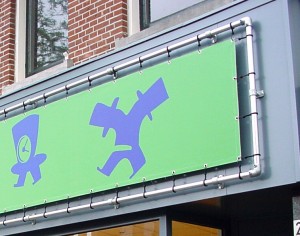 spandoek in frame