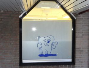 zandstraalfolie bijl