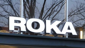 Roka lichtbelettering