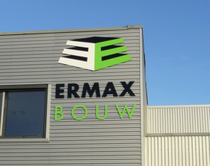Ermax Bouw belettering