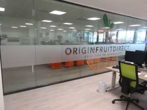 Originfruitdirect kantoordecoratie