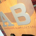 Aluminium letters