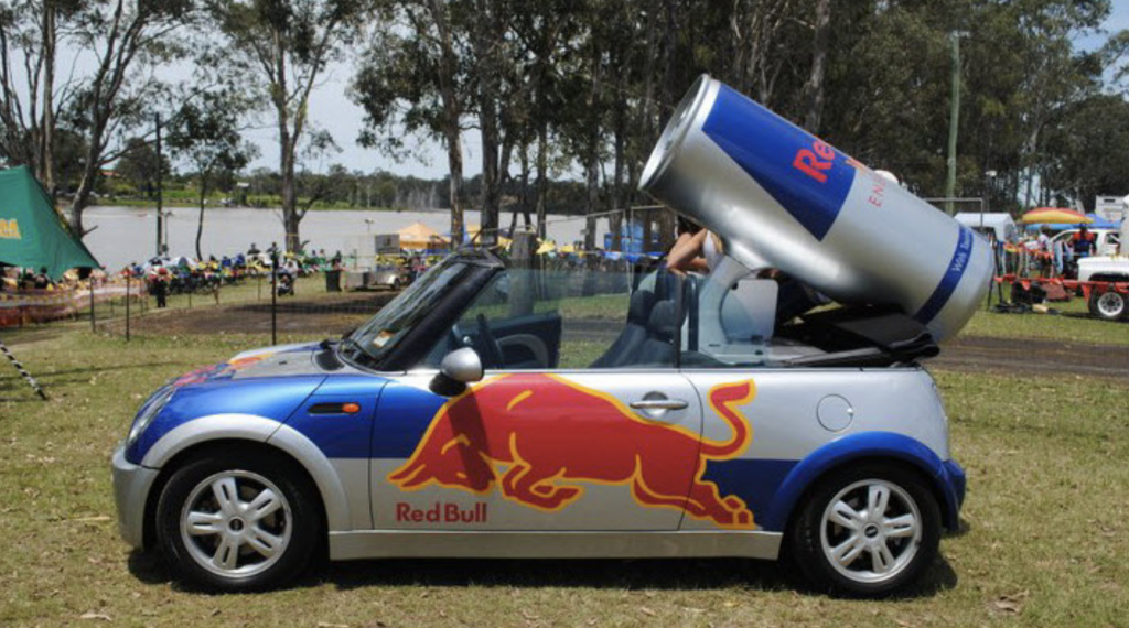 autobelettering Red Bull