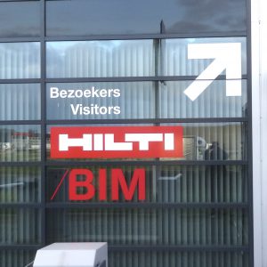 HILTI belettering