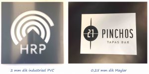 Verfsjablonen PVC en Maylar
