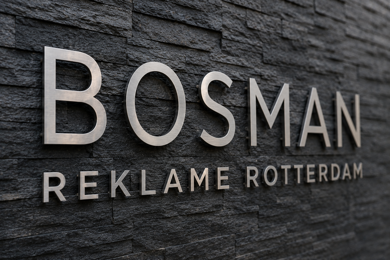 Laten zien dat we RVS letters maken.